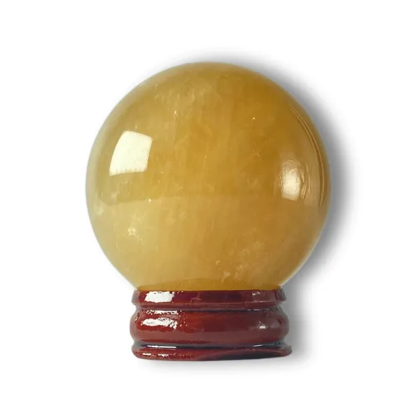 Esfera de calcita naranja
