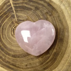 Corazón de Cuarzo Rosa