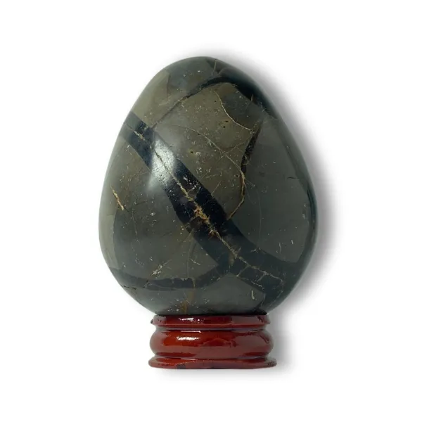 Huevo de Septaria con Calcita Negra (5)