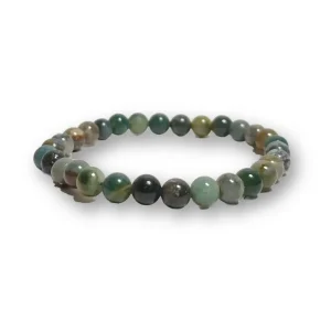 Pulsera de Ágata Musgo