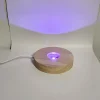 Base luz led madera Base luz led madera