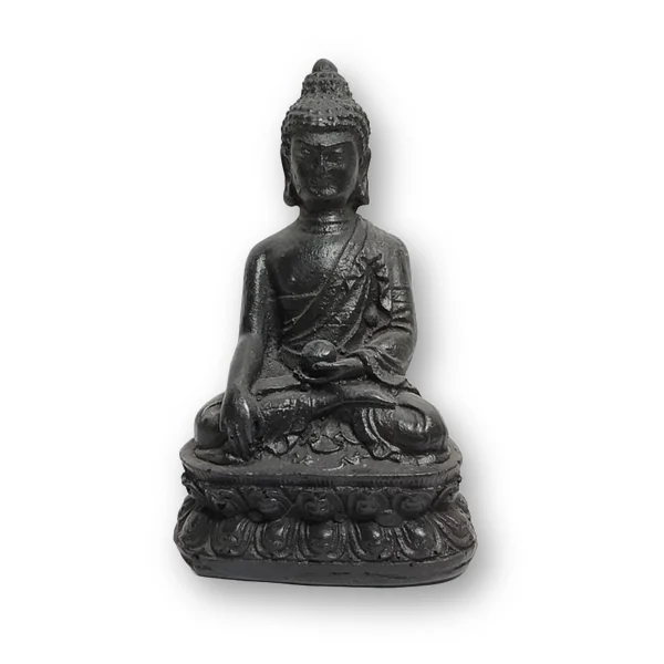 Figura de Buda Negro 8,7 cm: Buda sentado