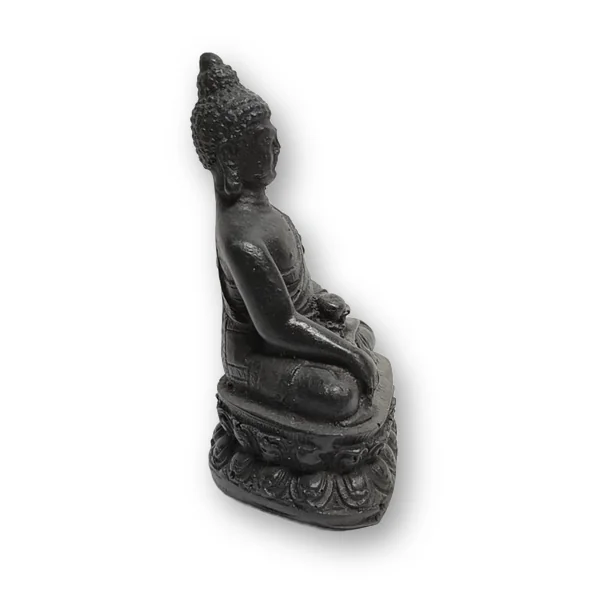Figura de Buda Negro 8,7 cm: Buda sentado