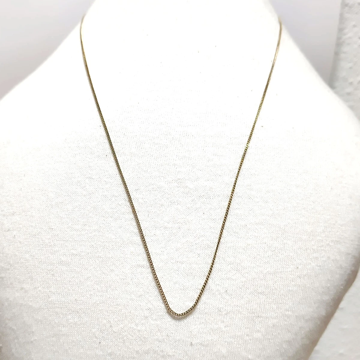 Cadena de Plata 925 Bañada en Oro 45 cm Cadena de Plata 925 Bañada en Oro 45 cm