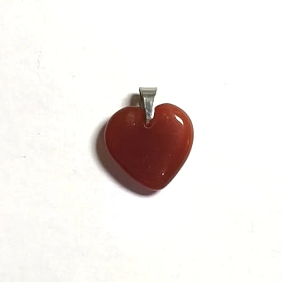Colgante Corazón de Cornalina Colgante Corazón de Cornalina