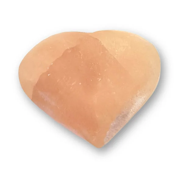 Corazón de Selenita Naranja Corazón de Selenita Naranja