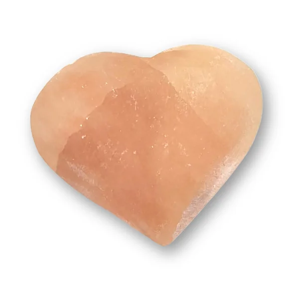 Corazón de Selenita Naranja Corazón de Selenita Naranja