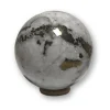 Esfera de Cuarzo Blanco con Pirita Esfera de Cuarzo Blanco con Pirita
