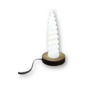 Lámpara Espiral de Selenita