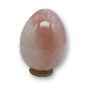 Huevo de Cuarzo Rosa
