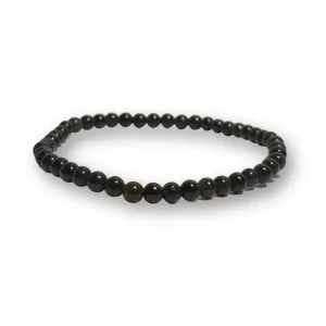 Pulsera de Obsidiana Negra