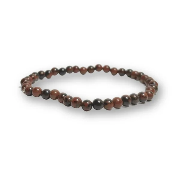 Pulsera de Obsidiana Caoba Pulsera de Obsidiana Caoba